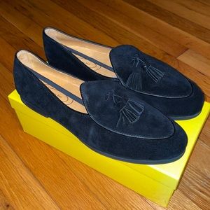 Black Suede Slip-Ons by Journey West Size 10.5M